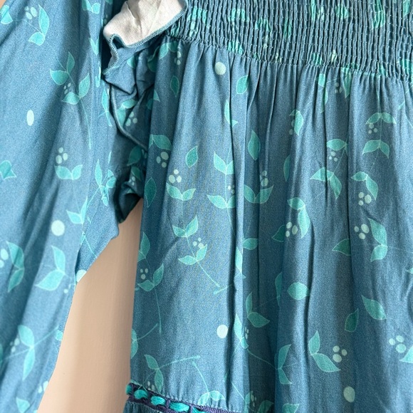 Anthropologie blank Laura smocked maxi - Picture 4 of 4